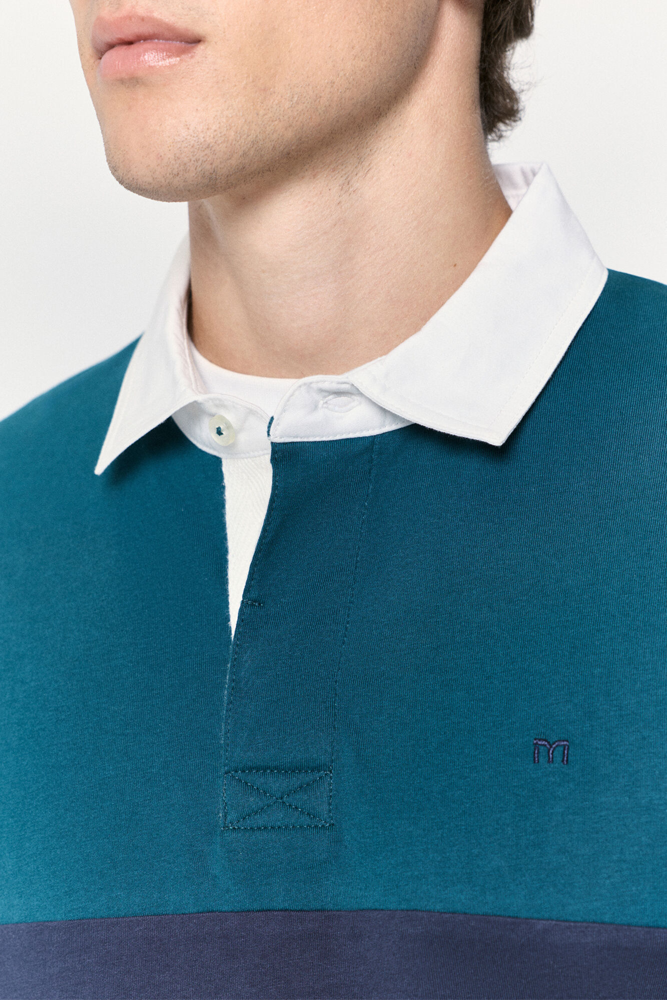 Milano Polo estilo rugby  Verde