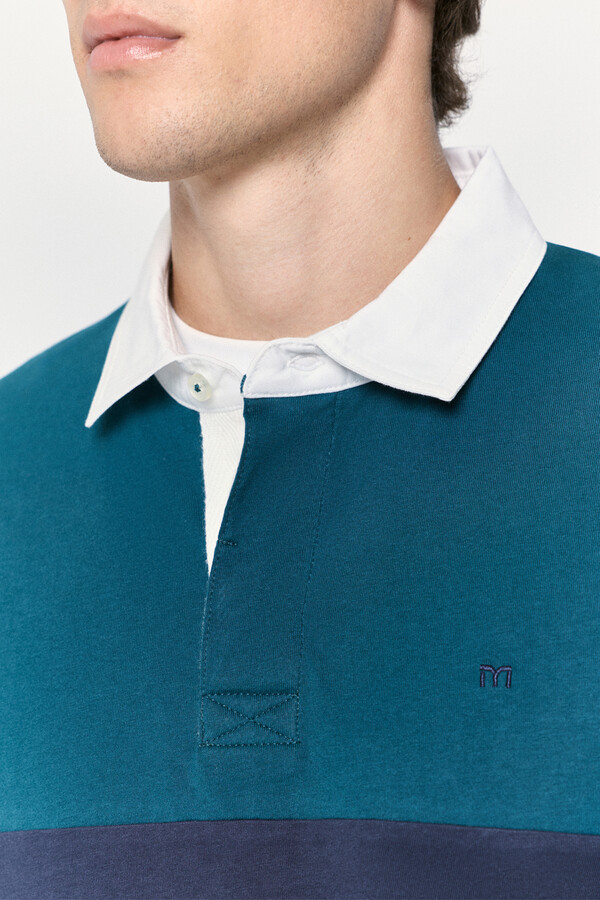 Springfield Rugby Polo Polo estilo rugby | Polos de hombre | Springfield-MX