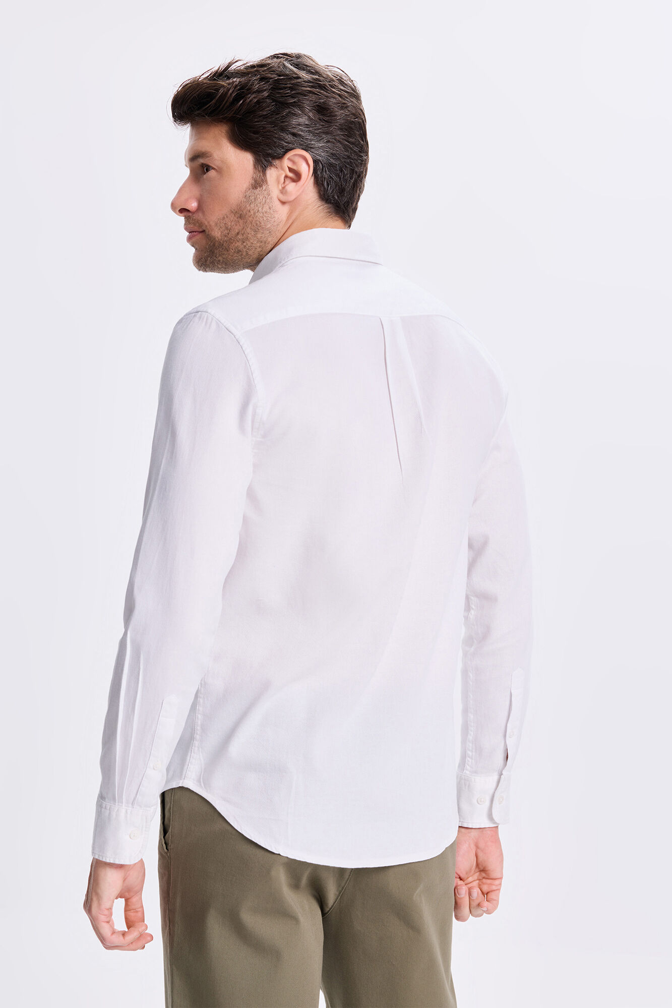 Milano Camisa deportiva estructurada Blanco