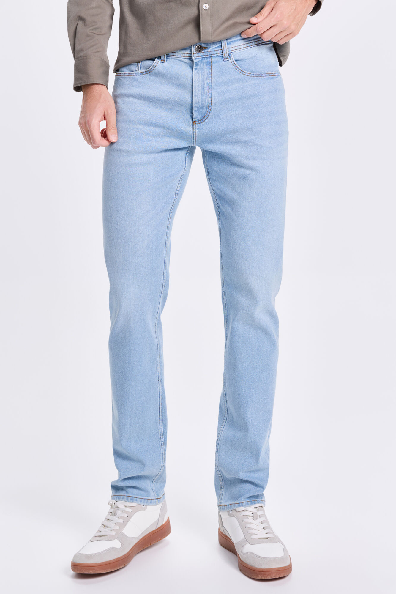 Milano Pantal&oacute;n denim ajustado