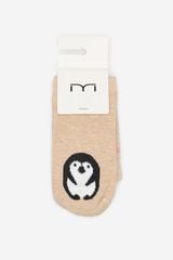 Milano Calcetines fantasía pingüinos natural
