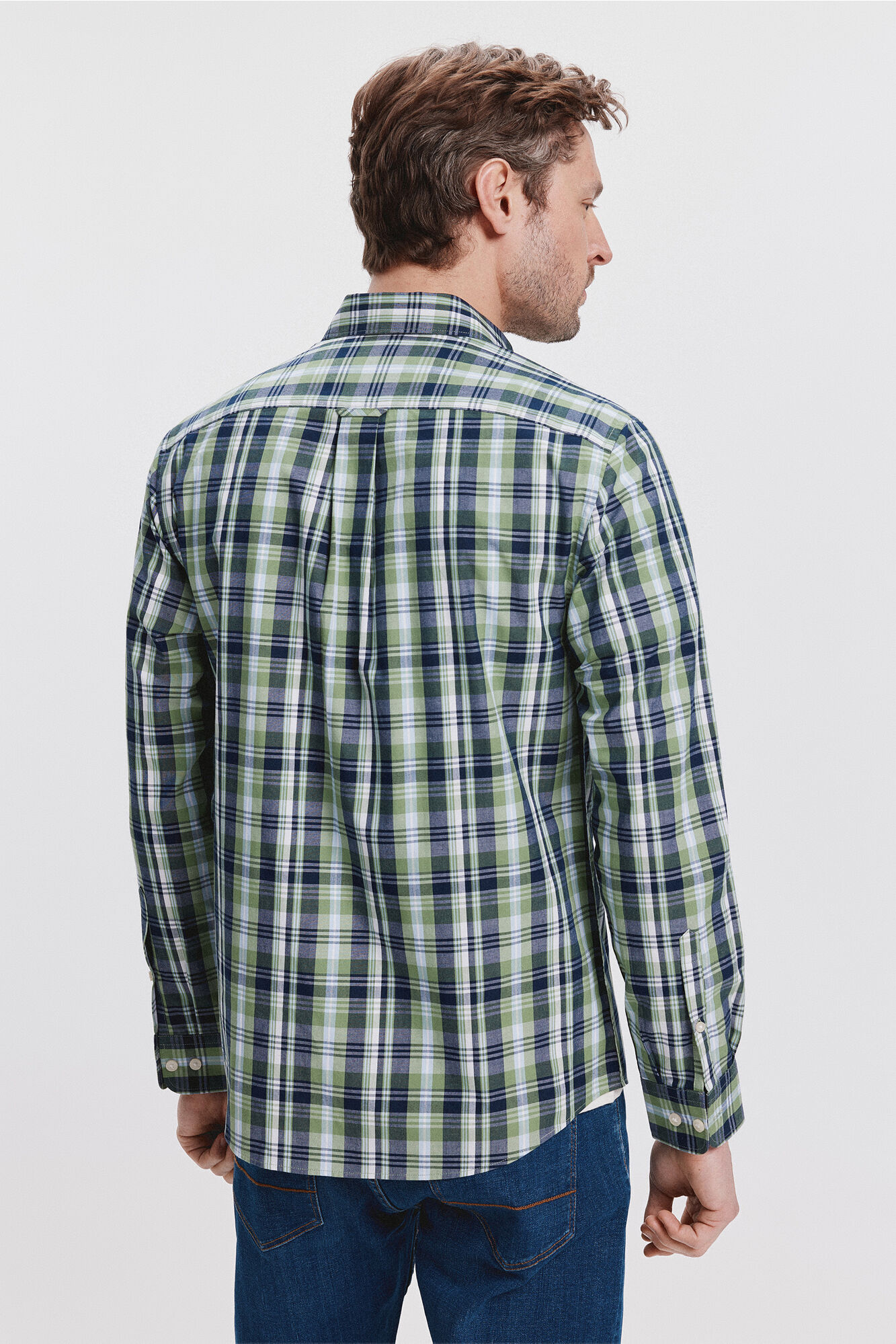 Milano Camisa Popel&iacute;n Verde