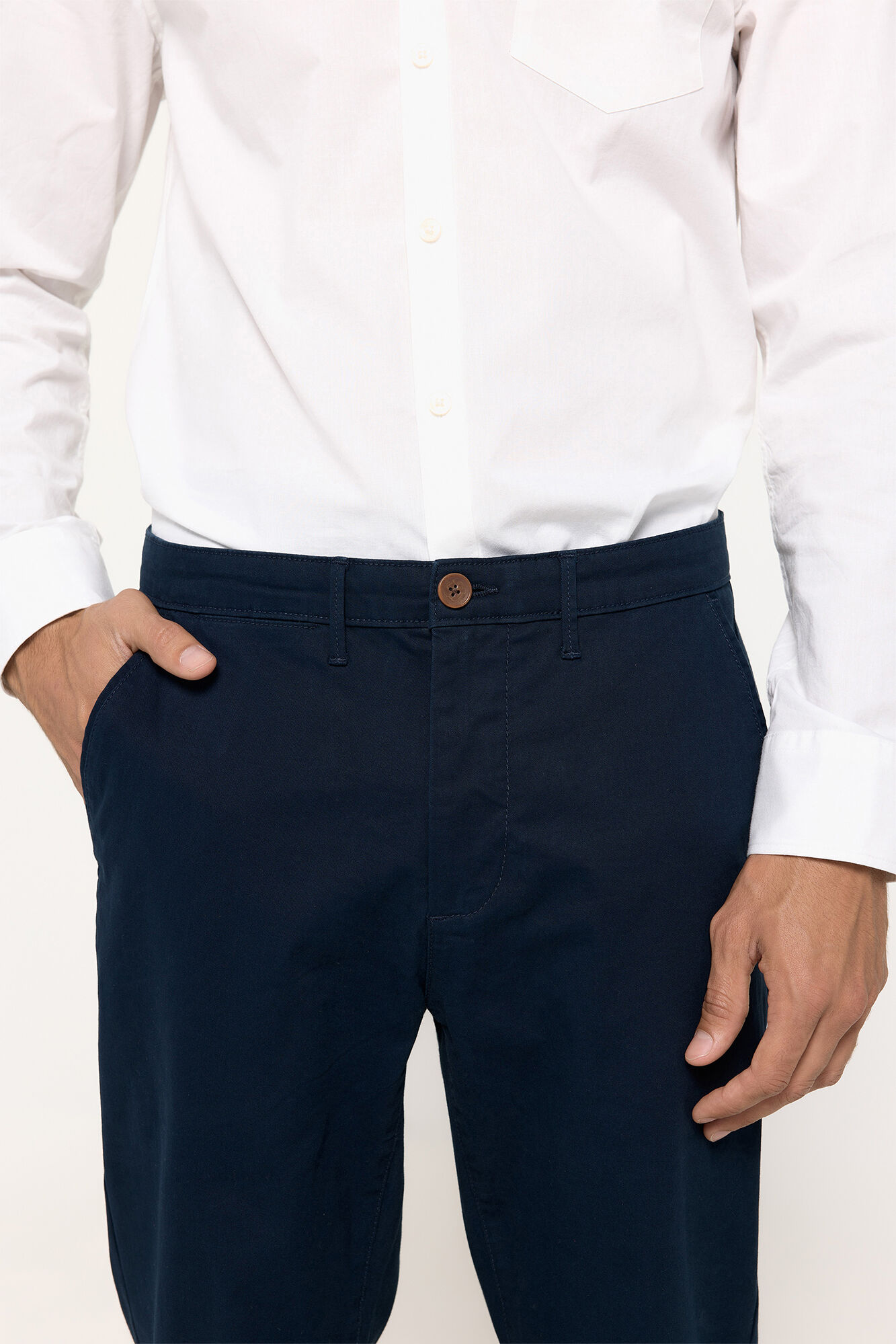 Milano Pantal&oacute;n Chino Liso Navy