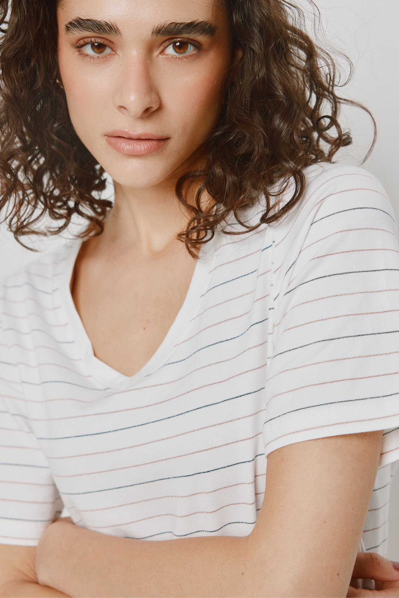 Milano Playera de rayas manga corta