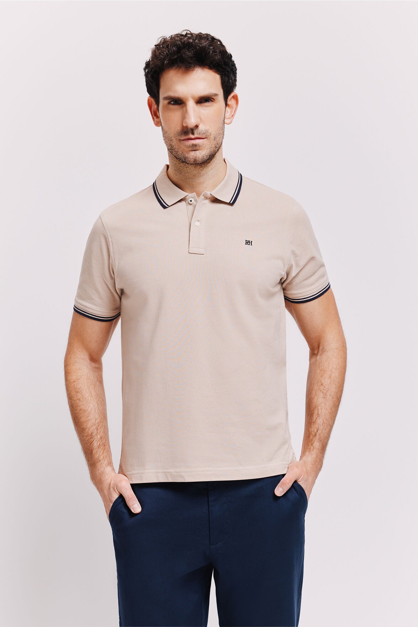 Pedro del Hierro Polo manga corta