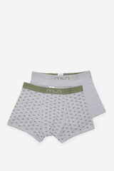 Fifty Outlet Pack boxers print fantasía Verde