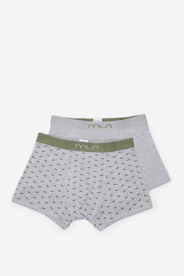 Milano Pack boxer print fantasía Verde