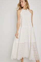 Milano Vestido bordado Blanco