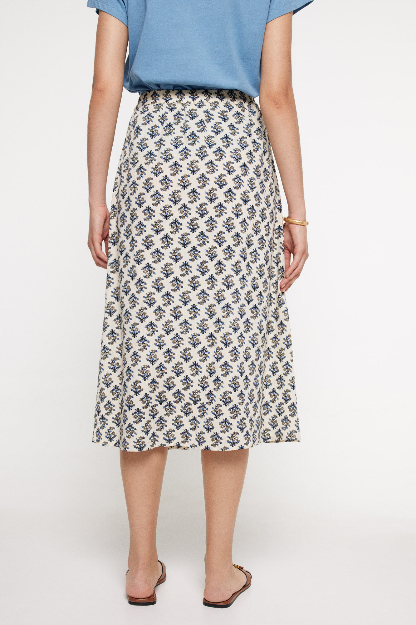 Milano Falda midi Bambula Azul