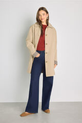 Milano Gabardina larga Beige