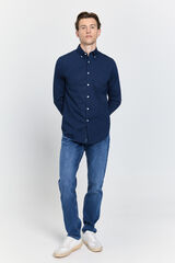 Milano Camisa Roma de corte relajado Navy