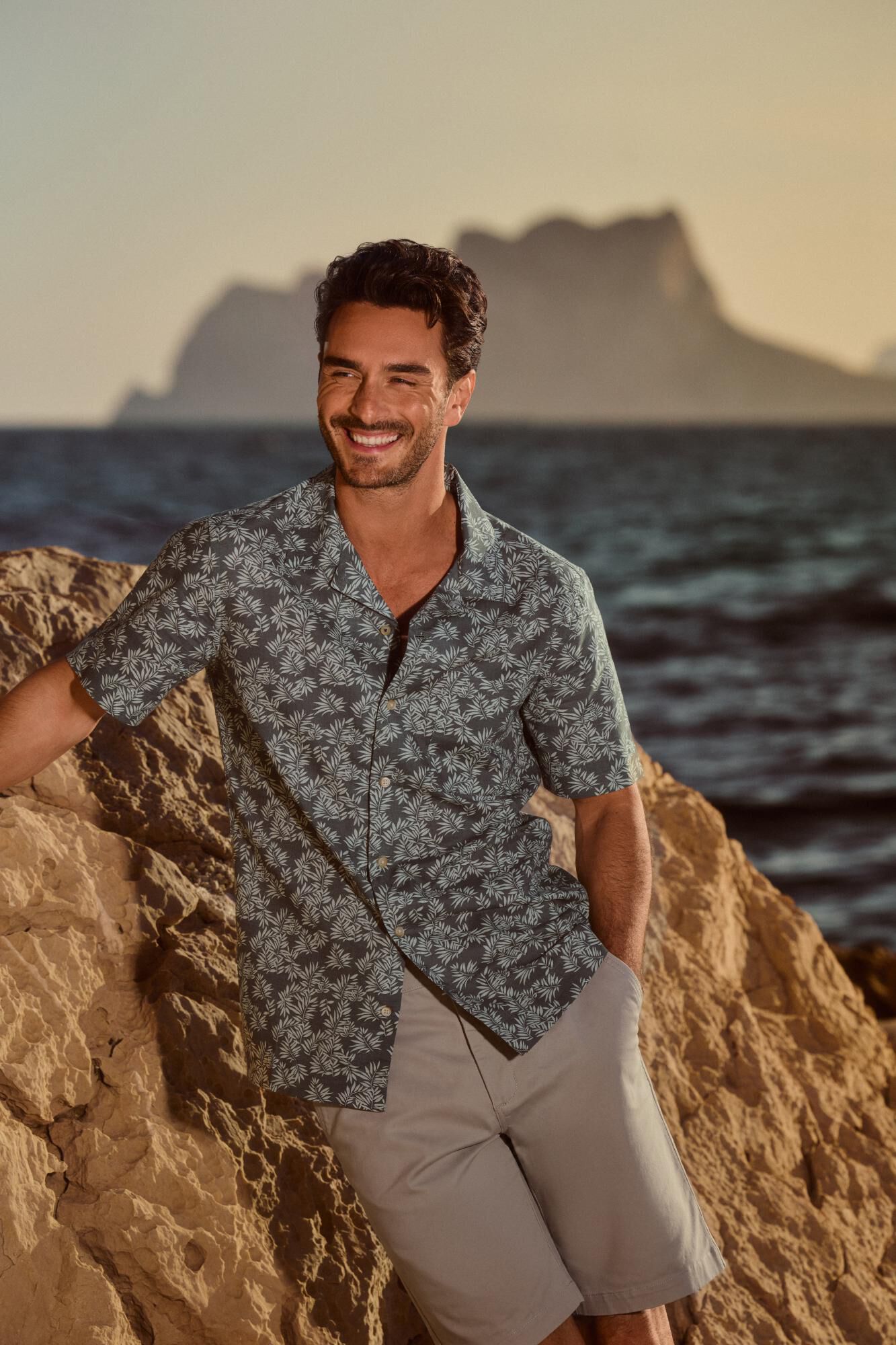 Milano Camisa estampada de manga corta