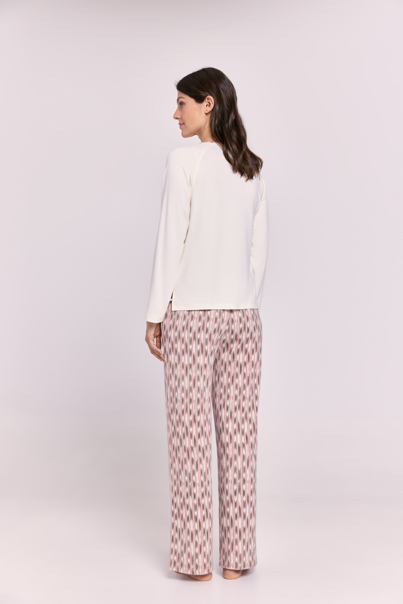 Milano Pijama estampado perros Beige