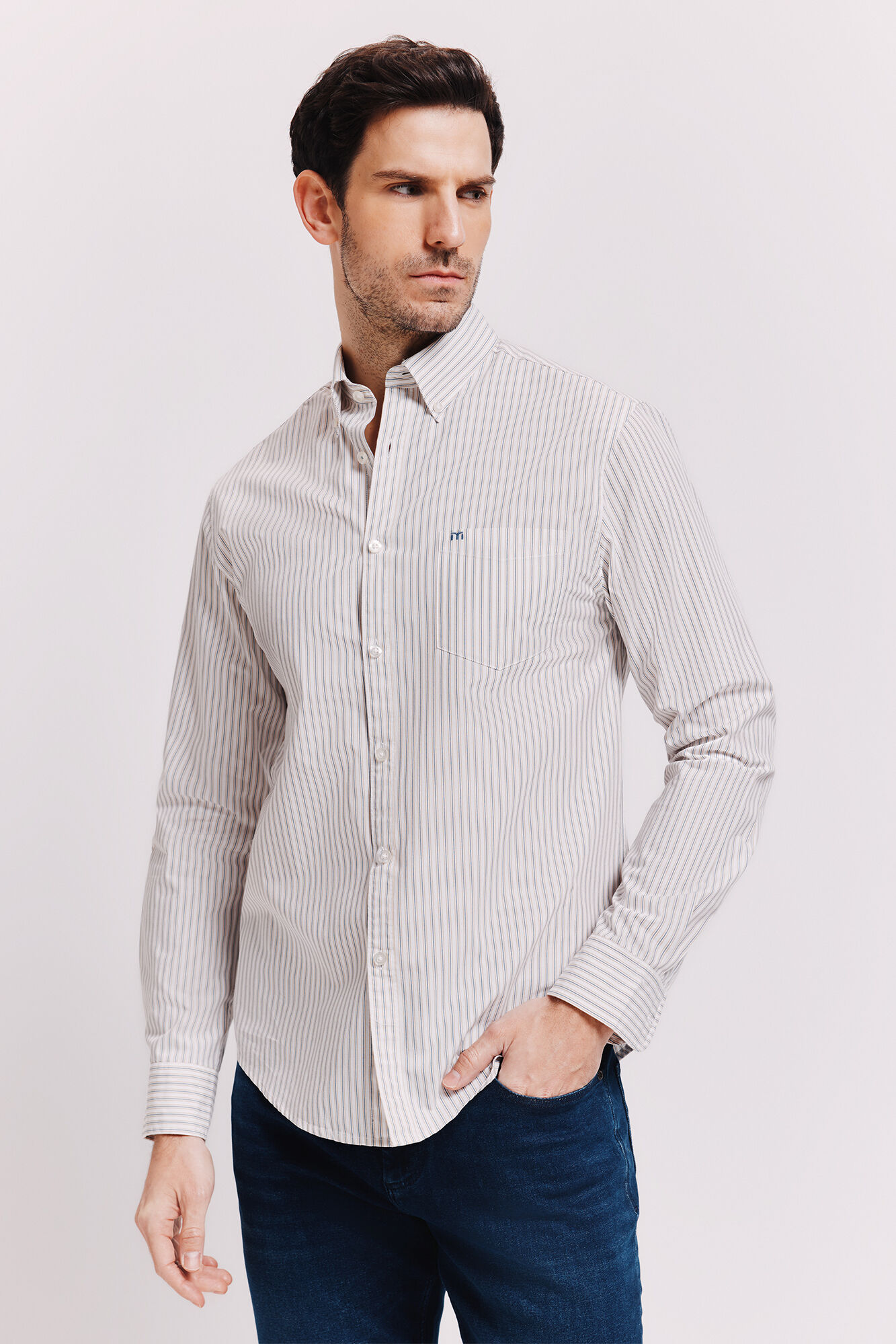 Milano Camisa manga larga a rayas