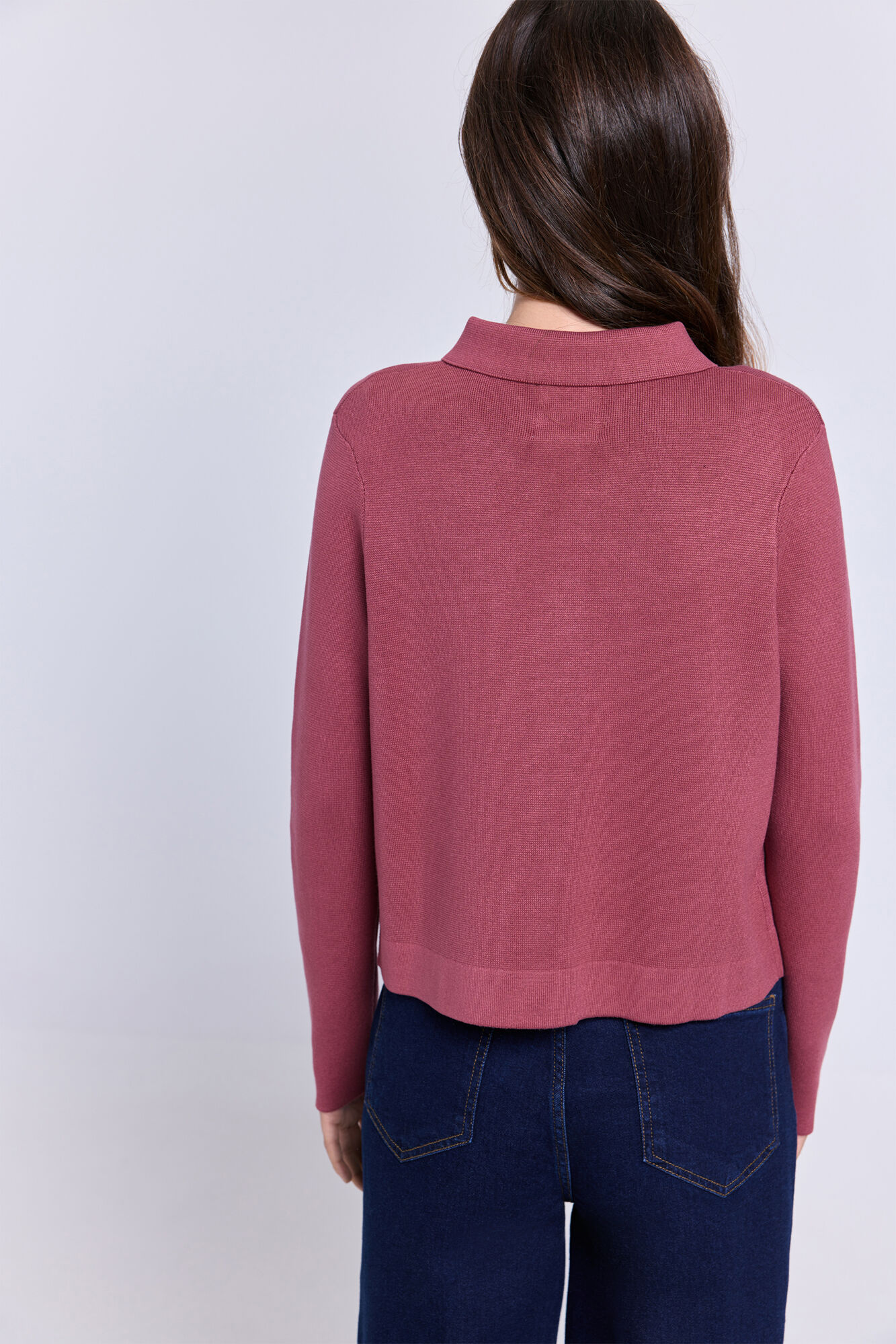 Milano C&aacute;rdigan grueso con bolsillos Coral