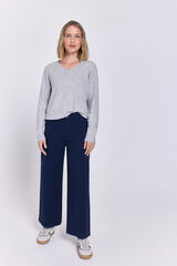 Milano Pantalón culotte con pantalón tiro Navy