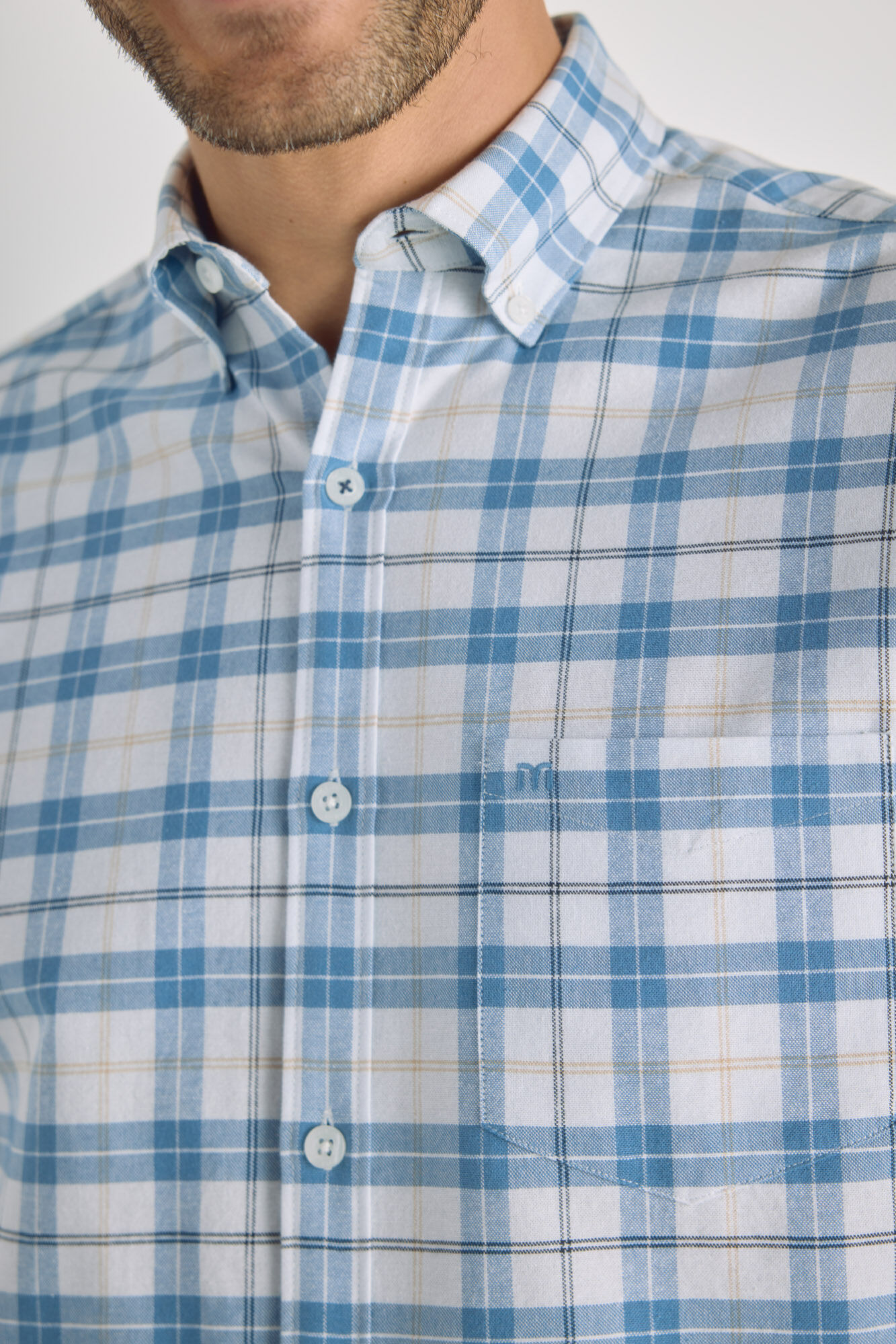 Milano Camisa de cuadros manga larga
