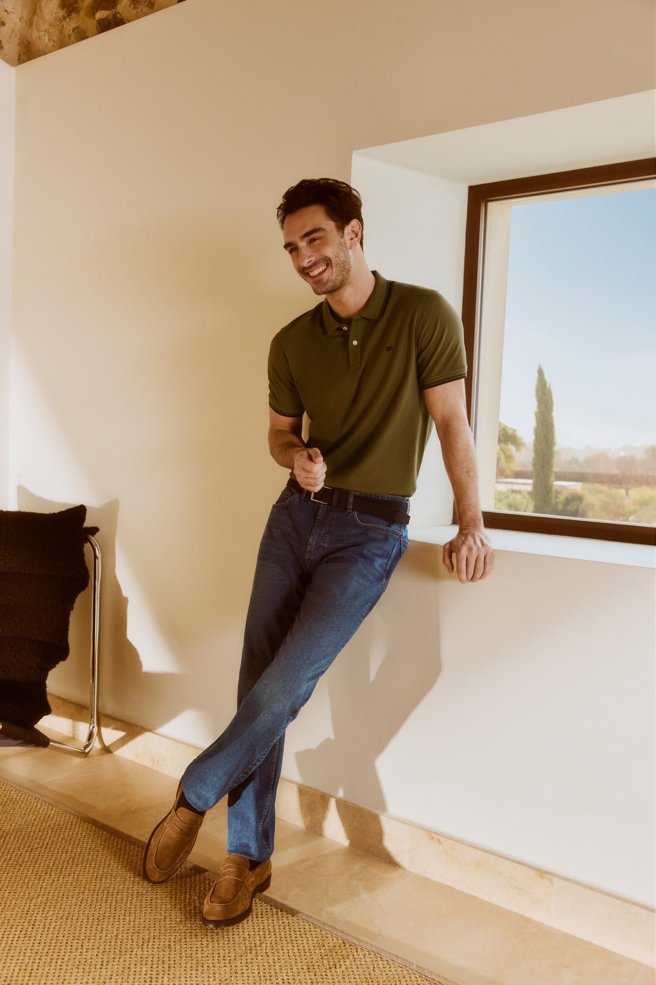 Pedro del Hierro Polo manga corta