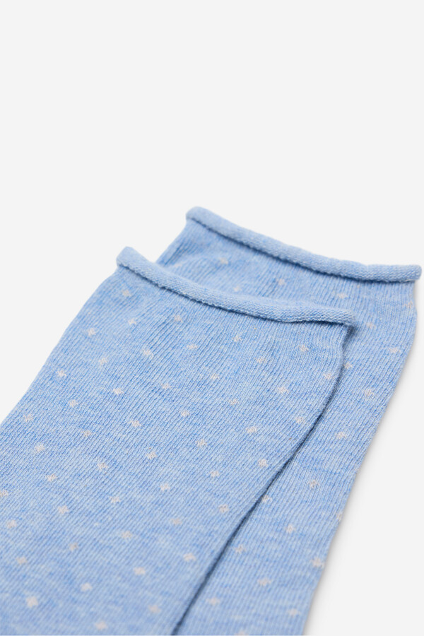 Milano Calcetines mini topos Azul