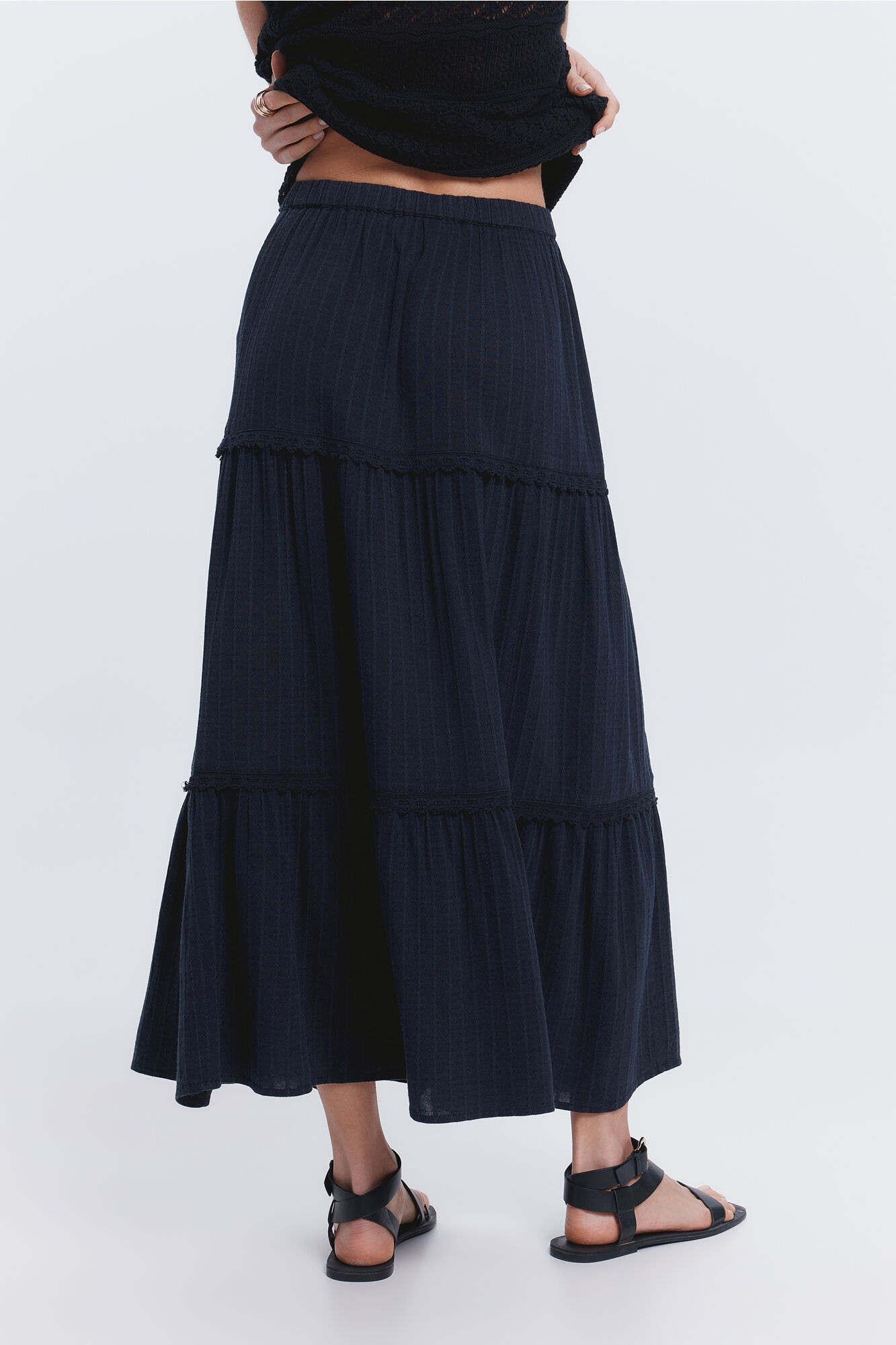 Milano Falda larga vuelo Negro