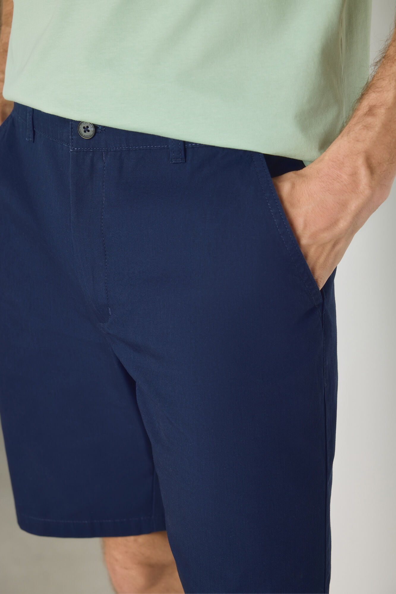 Milano Bermuda lisa Navy