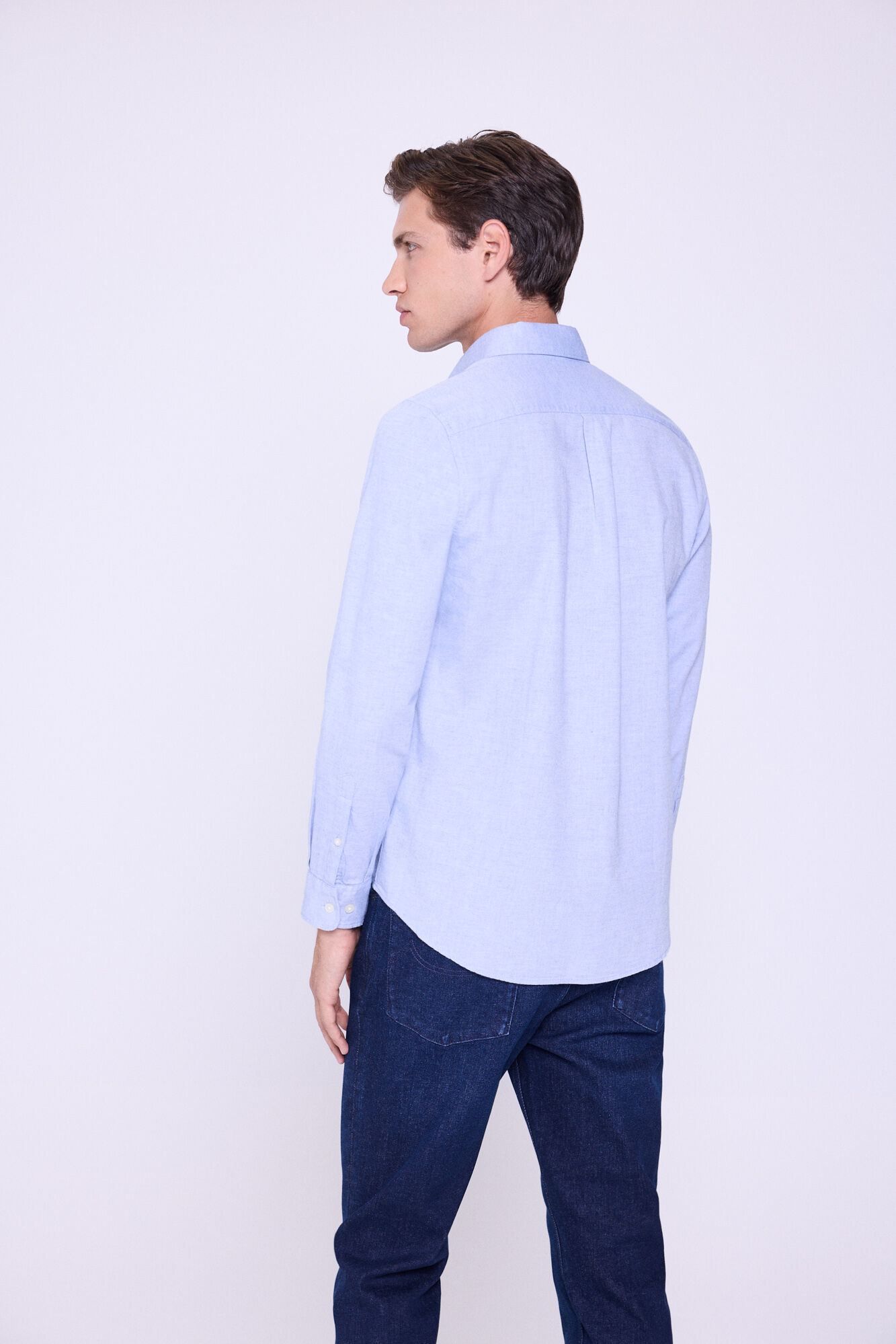 Milano Camisa de ajuste c&oacute;modo Azul