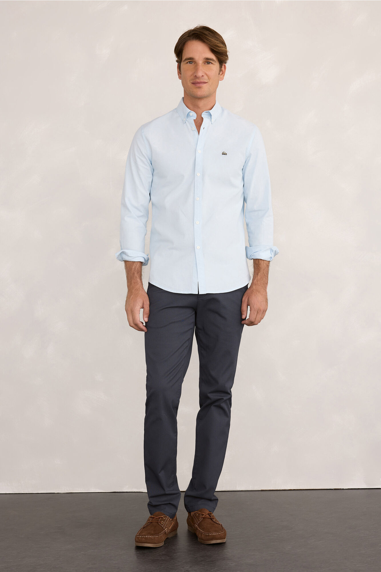 Milano Camisa deportiva con estampado Oxford