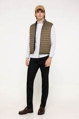Fifty Outlet Chaleco cierre reversible Kaki