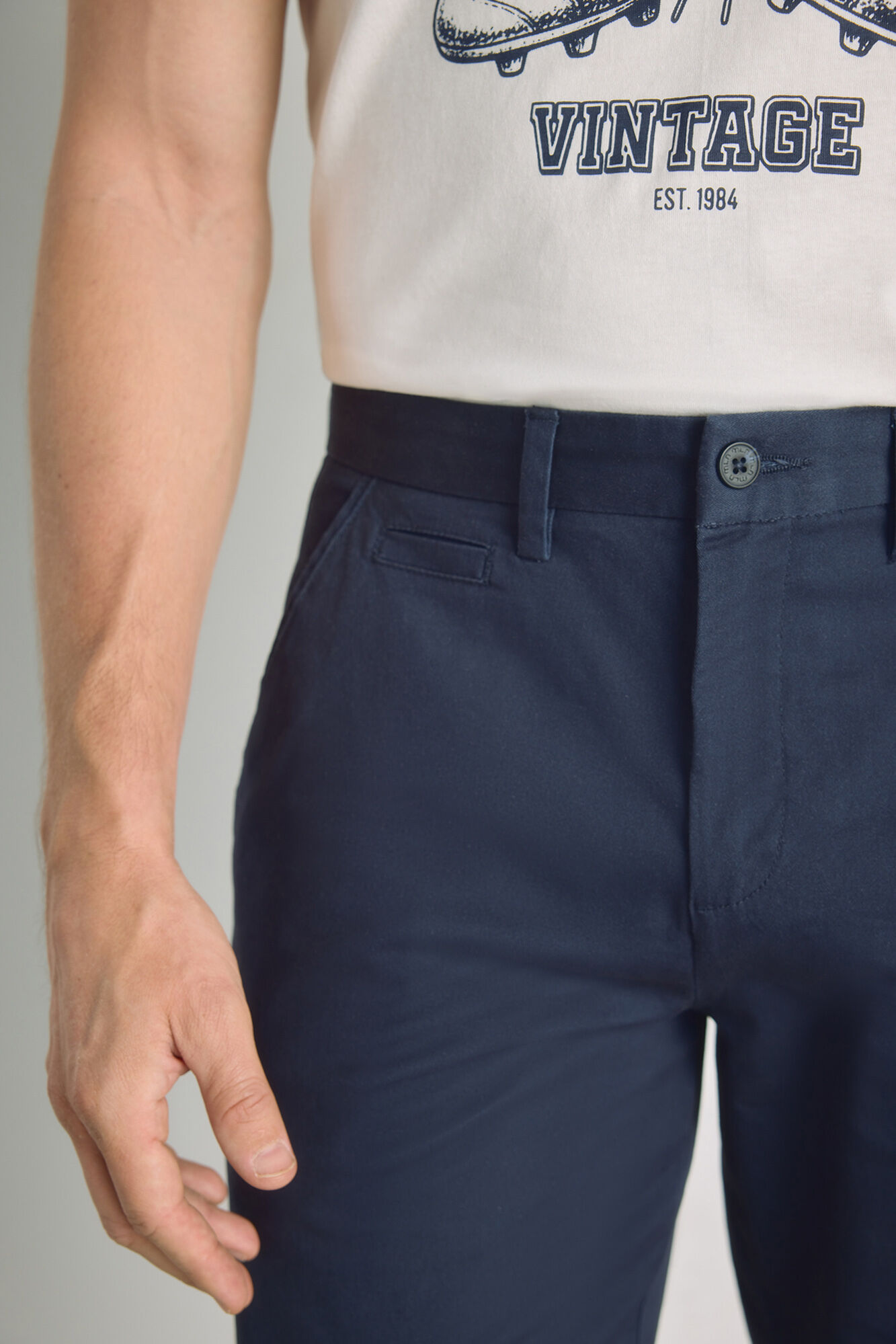 Milano Pantal&oacute;n chino regular fit Navy