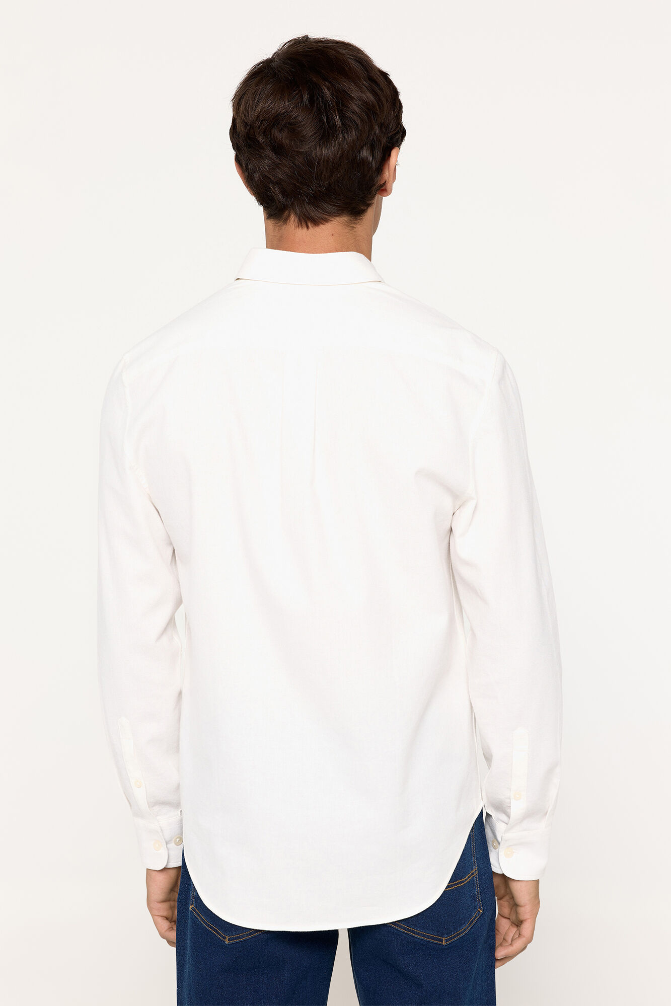 Milano Camisa Twill Lisa Marfil