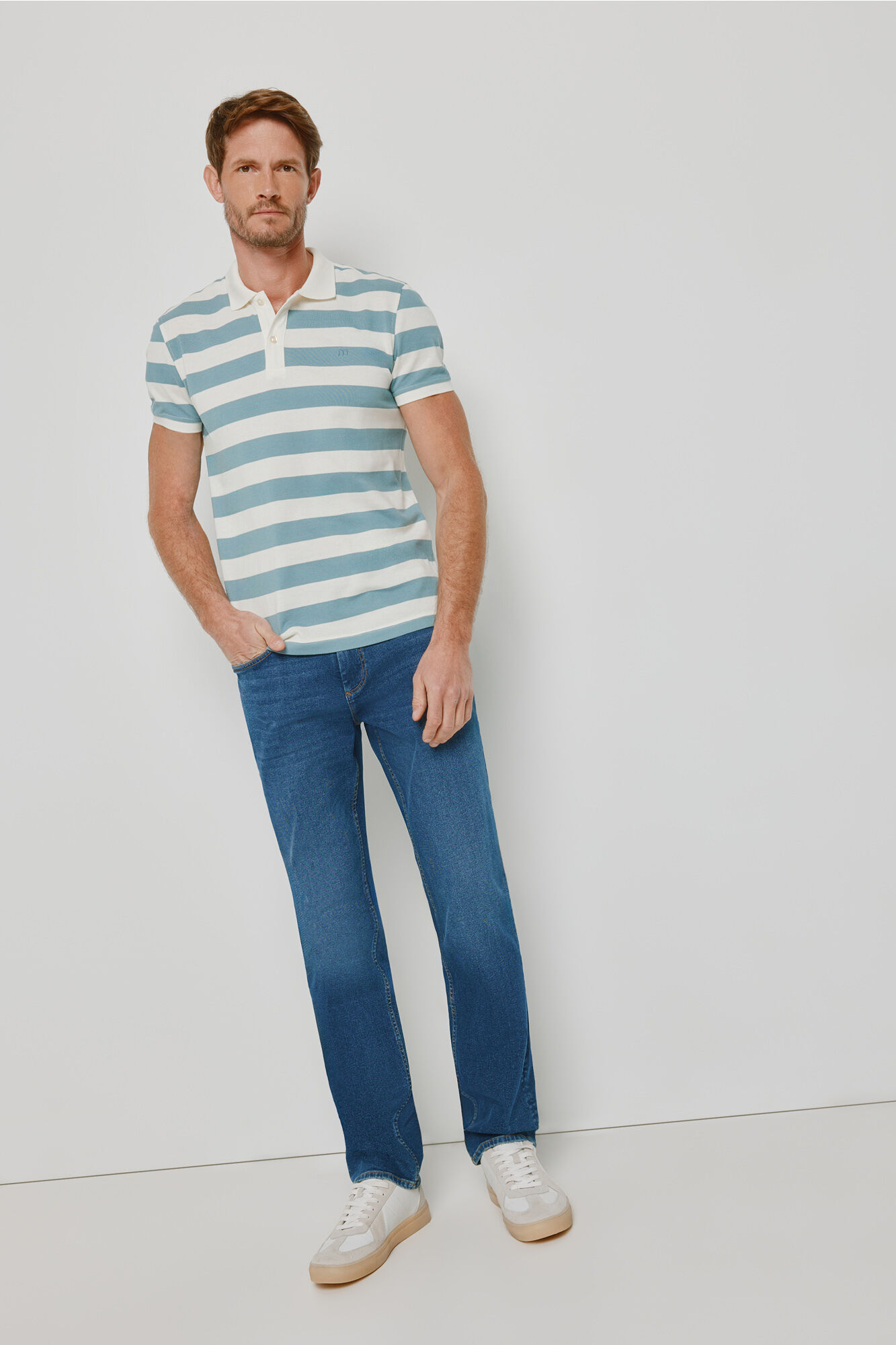 Milano Pantal&oacute;n de mezclilla regular fit