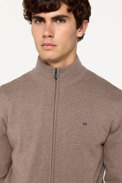 Fifty Outlet Chaqueta Punto Cremallera Arena