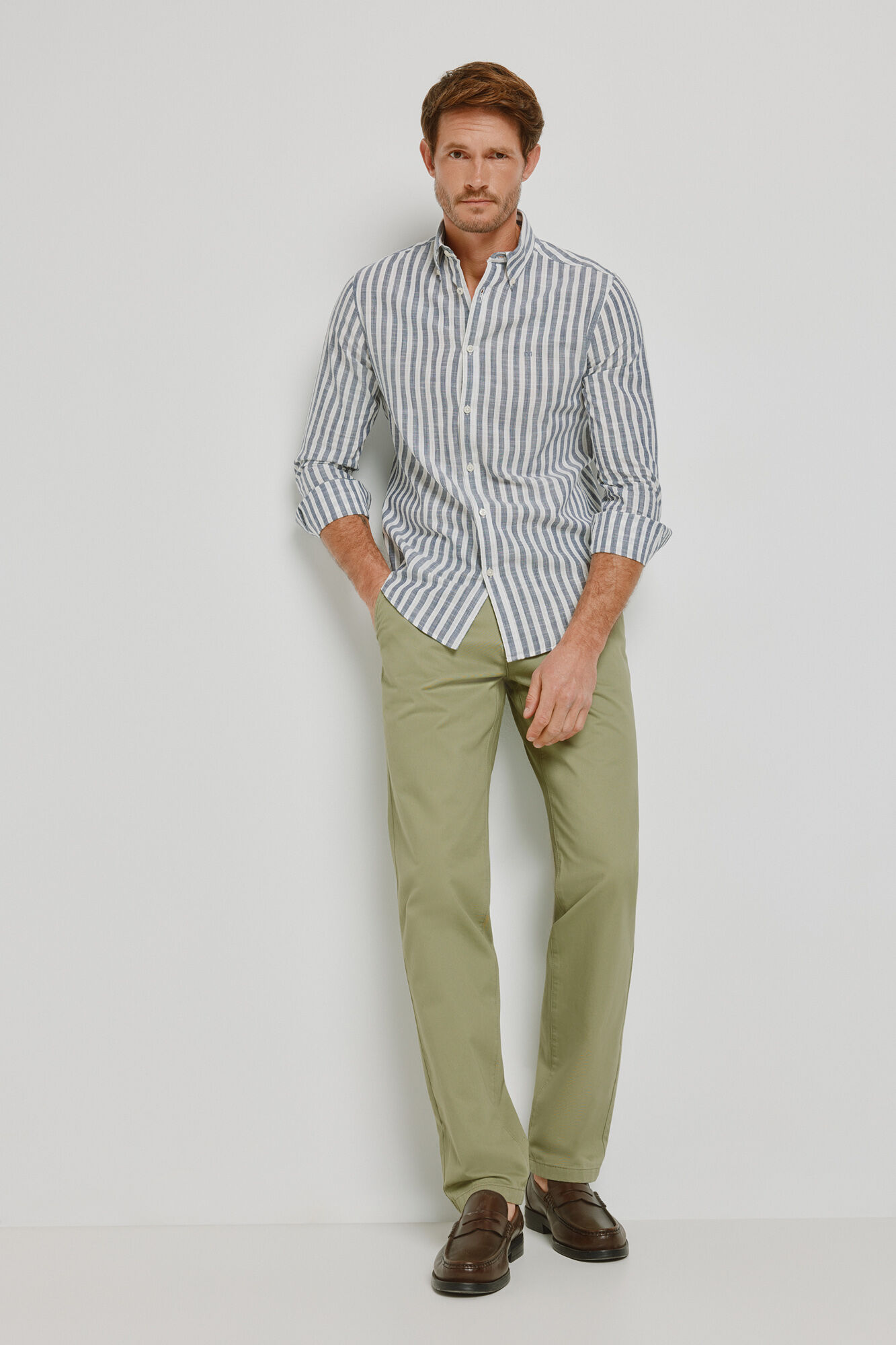 Milano Camisa de rayas manga larga