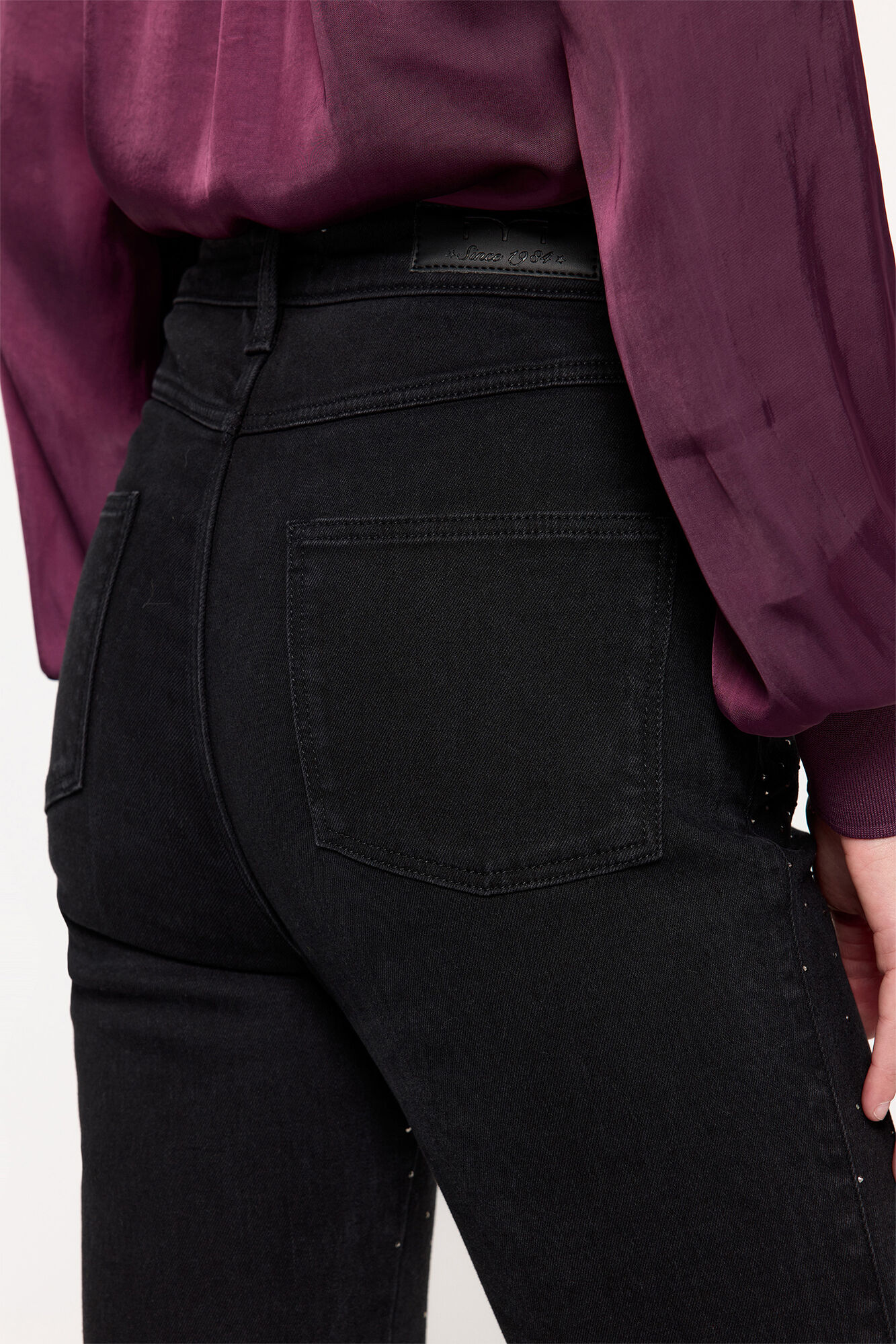 Milano Denim slim Negro