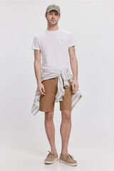 Milano Bermuda Clásica Lisa Beige