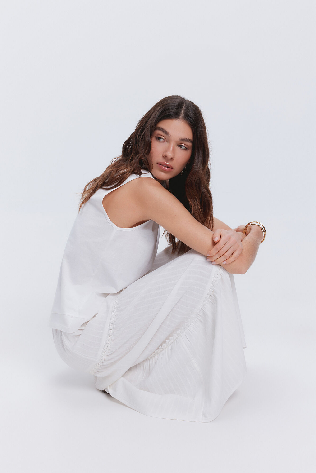 Milano Falda larga vuelo Blanco