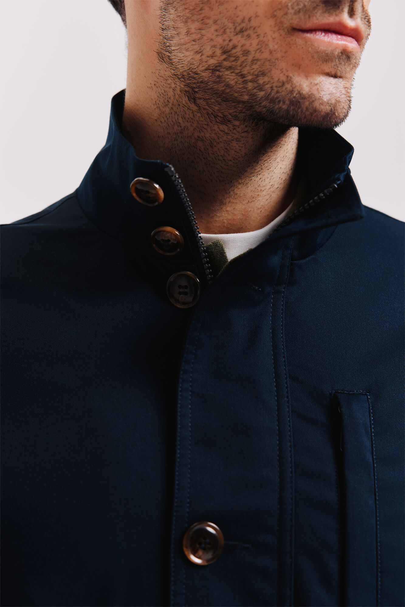 Milano Chamarra de algod&oacute;n Navy