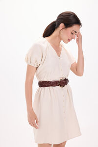 Fifty Outlet Vestido corto Beige