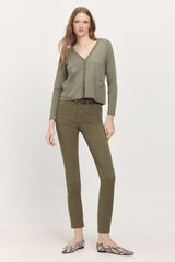 Milano Pantalón ajustado color Kaki