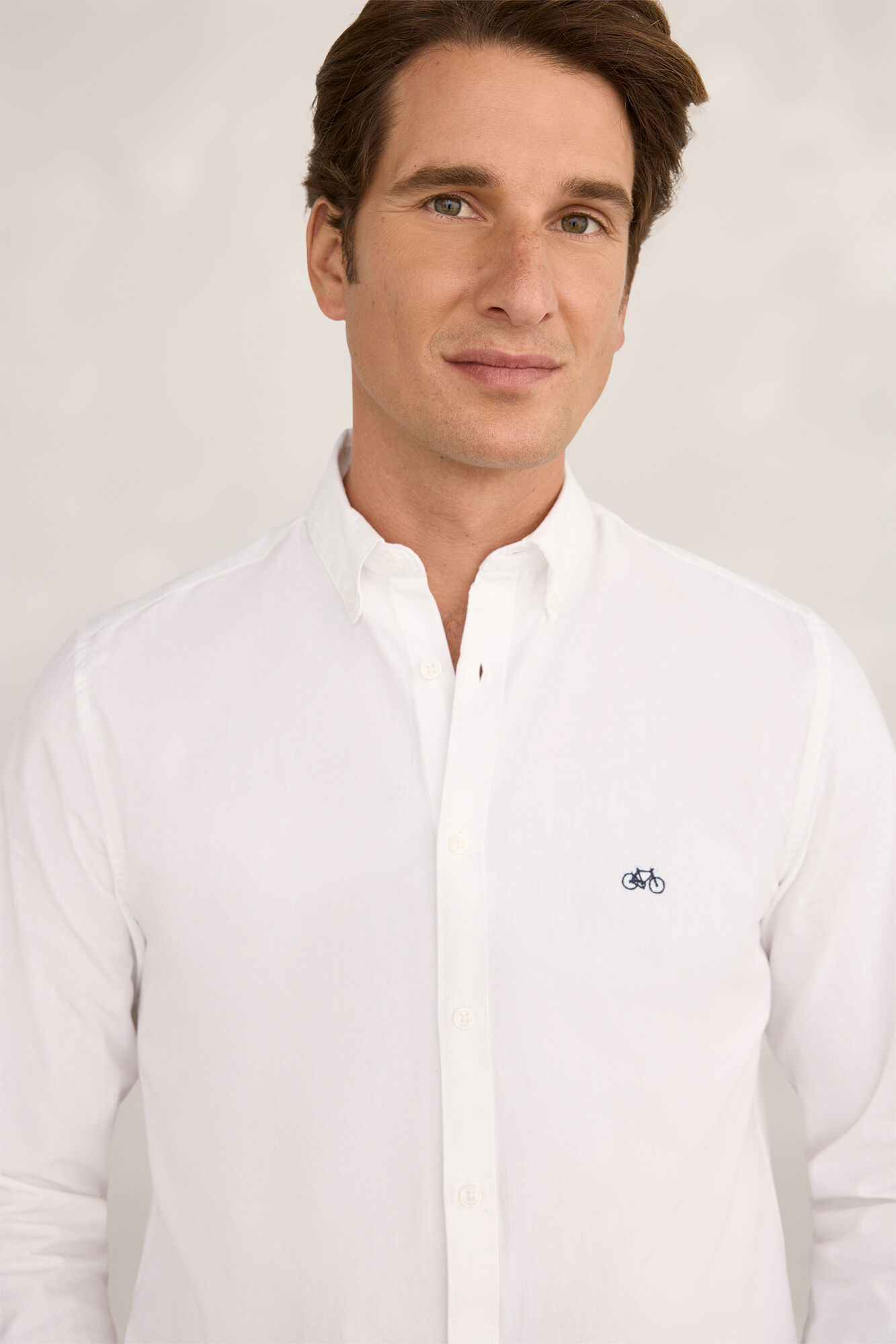 Milano Camisa deportiva con estampado Oxford