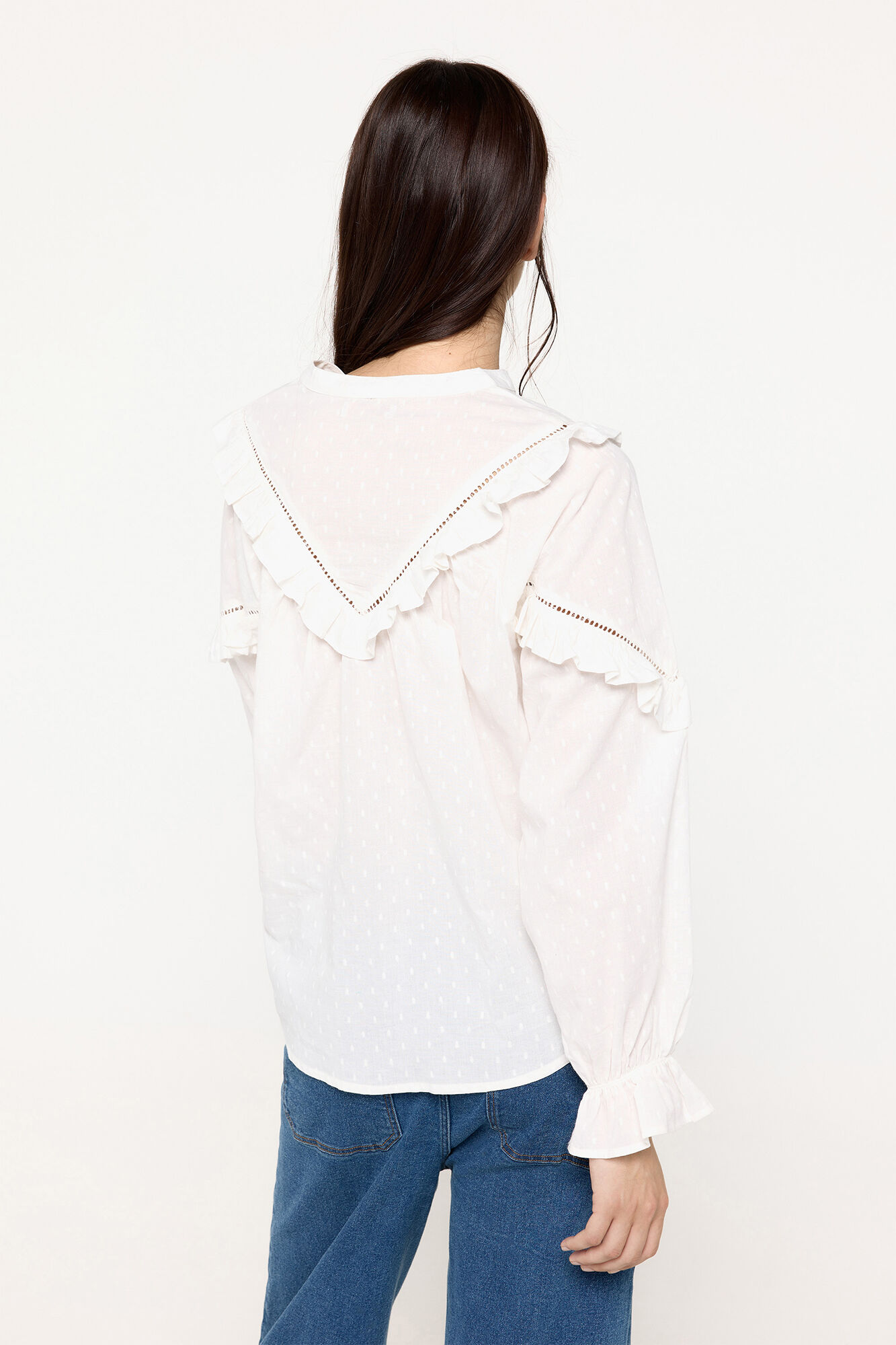 Milano Blusa Popelin Blanco