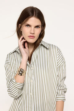 Fifty Outlet Camisa básica popelín Verde