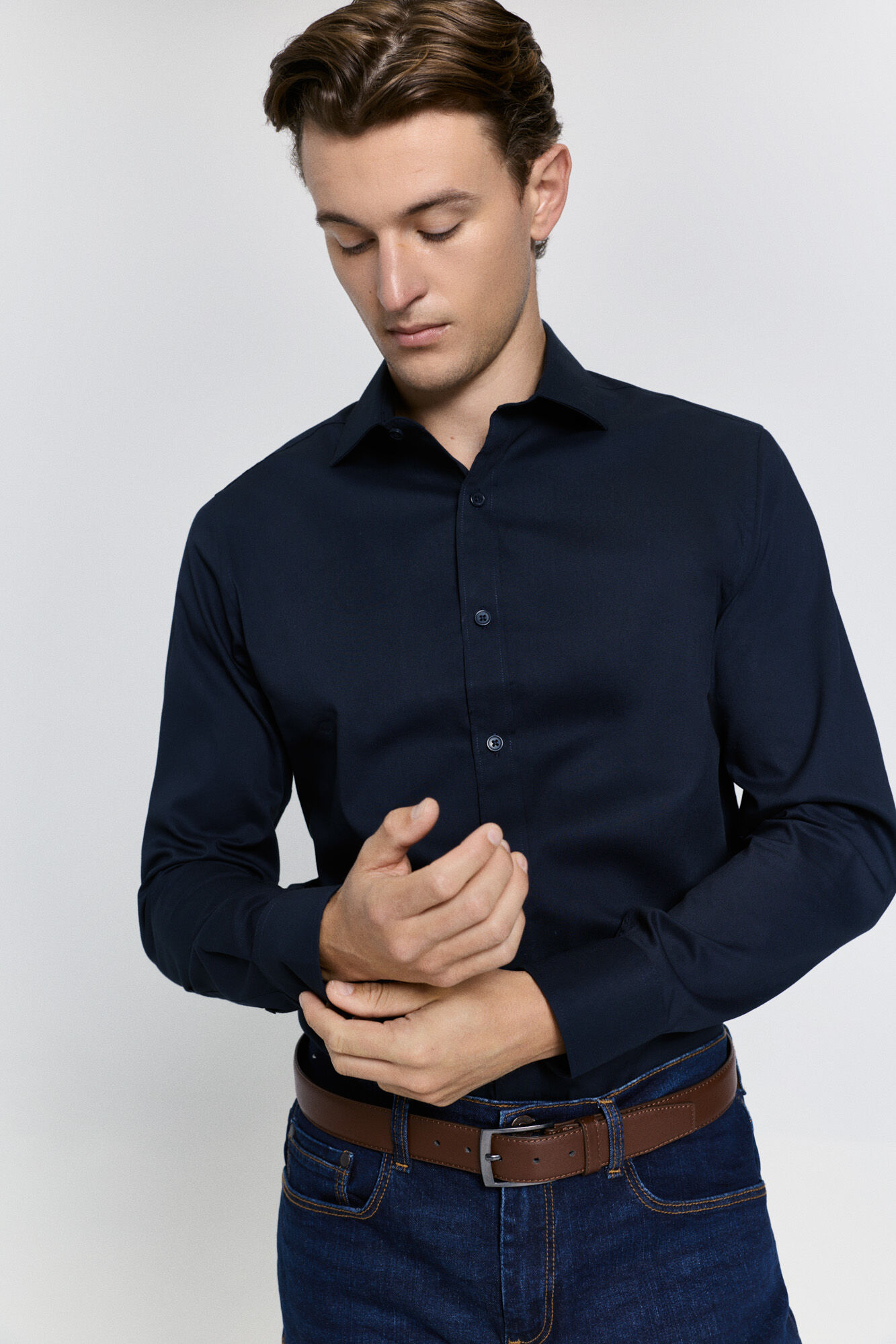 Milano Camisa de vestir entallado