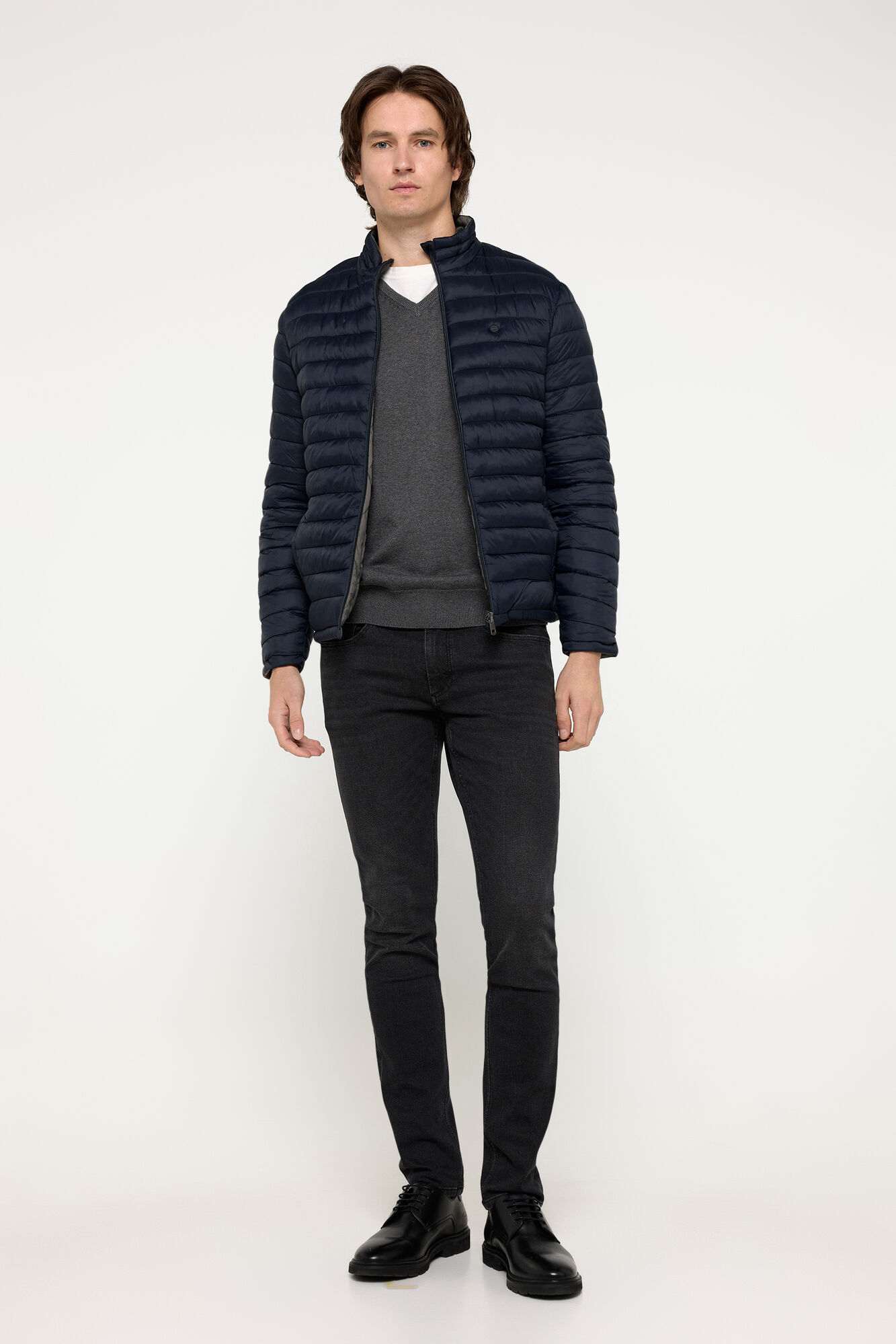 Milano Chaqueta Acolchada Reversible Navy