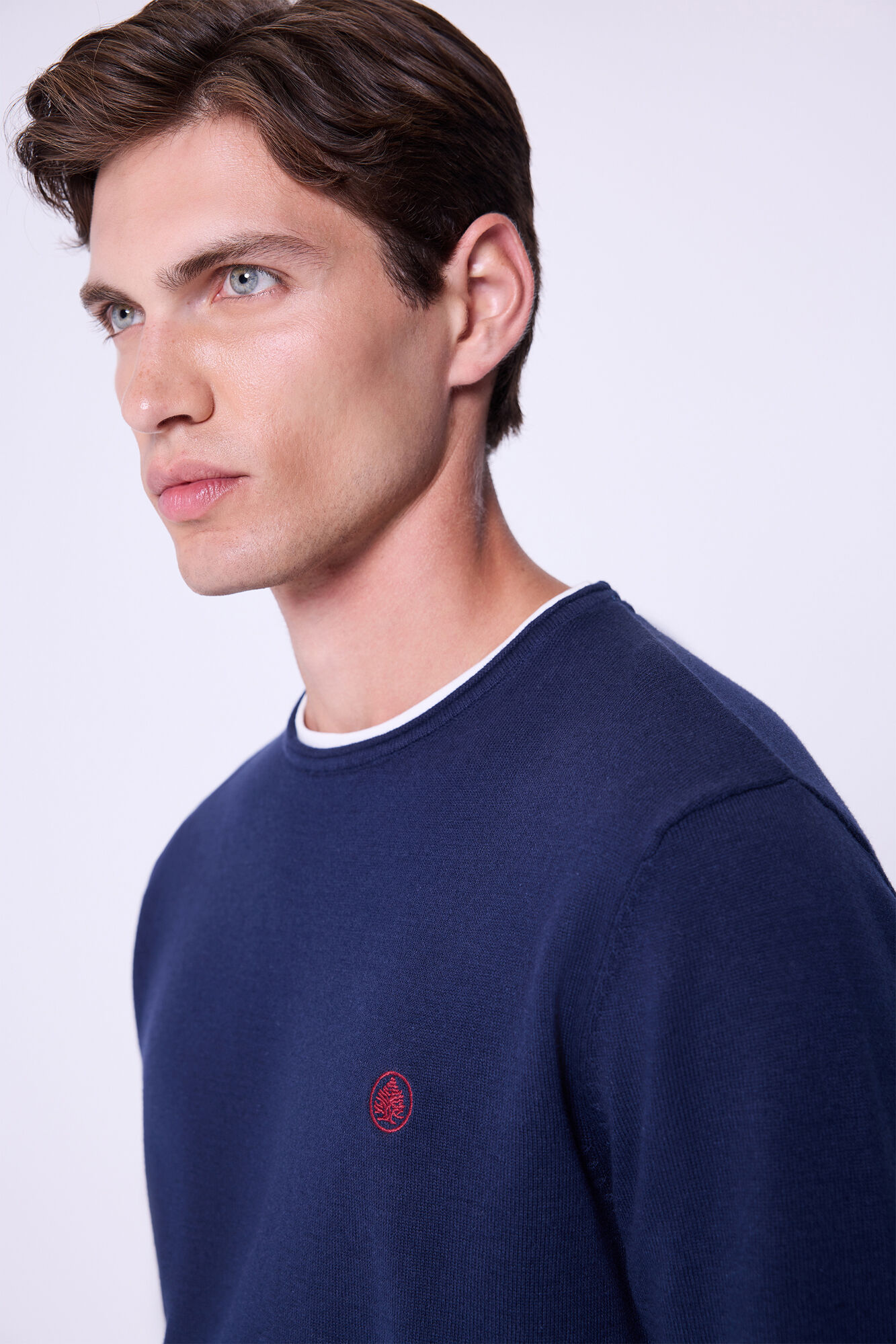 Springfield Jersey b&aacute;sico de cuello redondo 