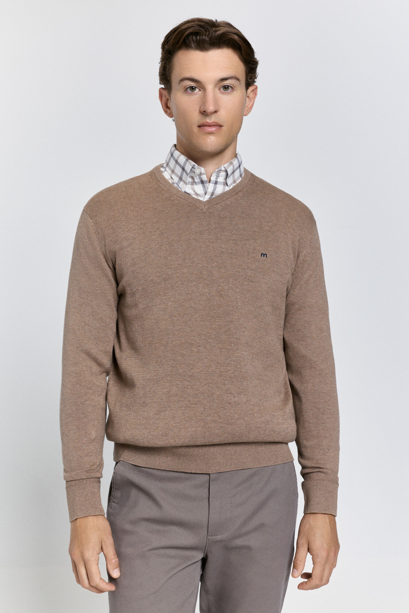Milano Jersey b&aacute;sico de cuello en PICO