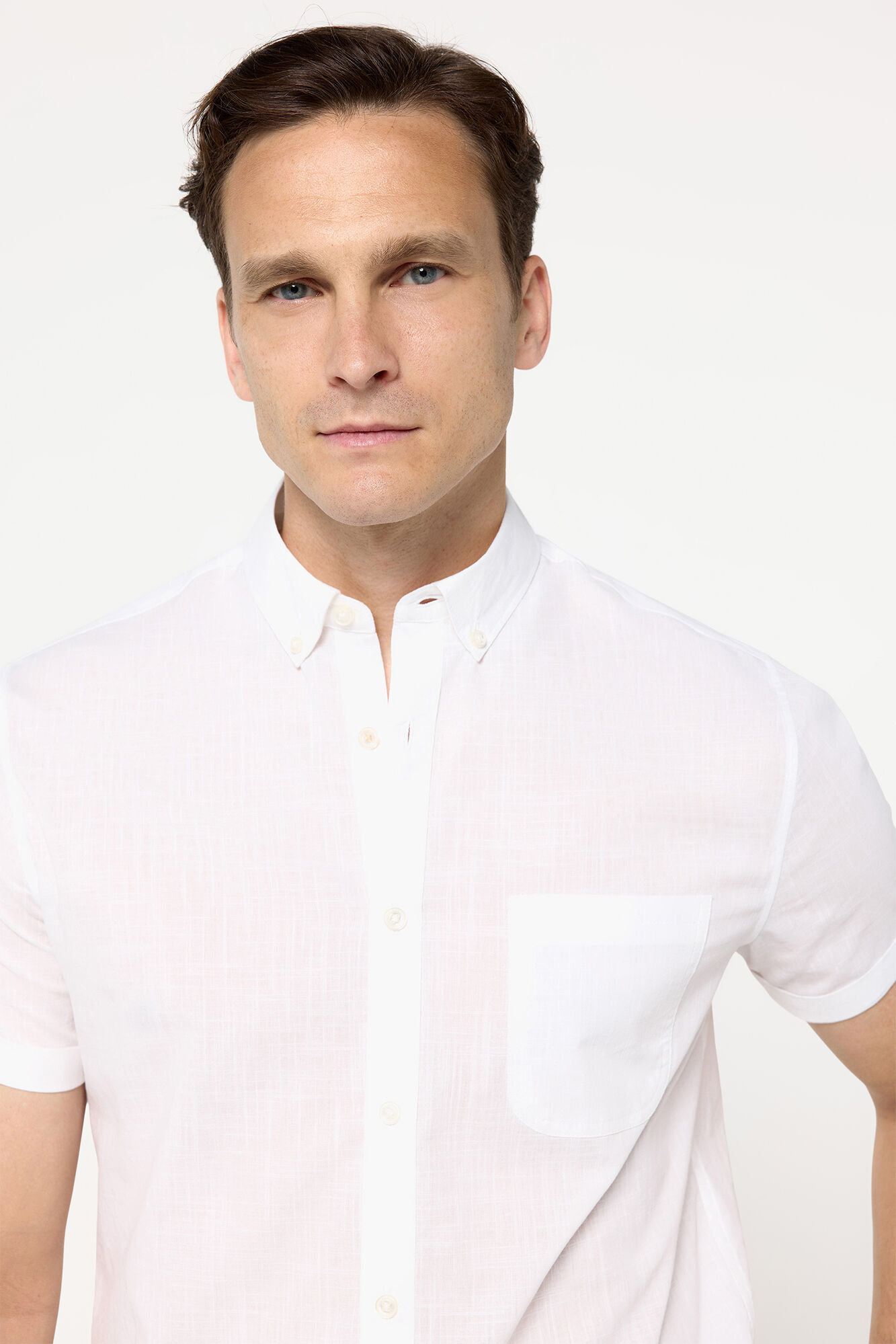 Milano Camisa slub rayas