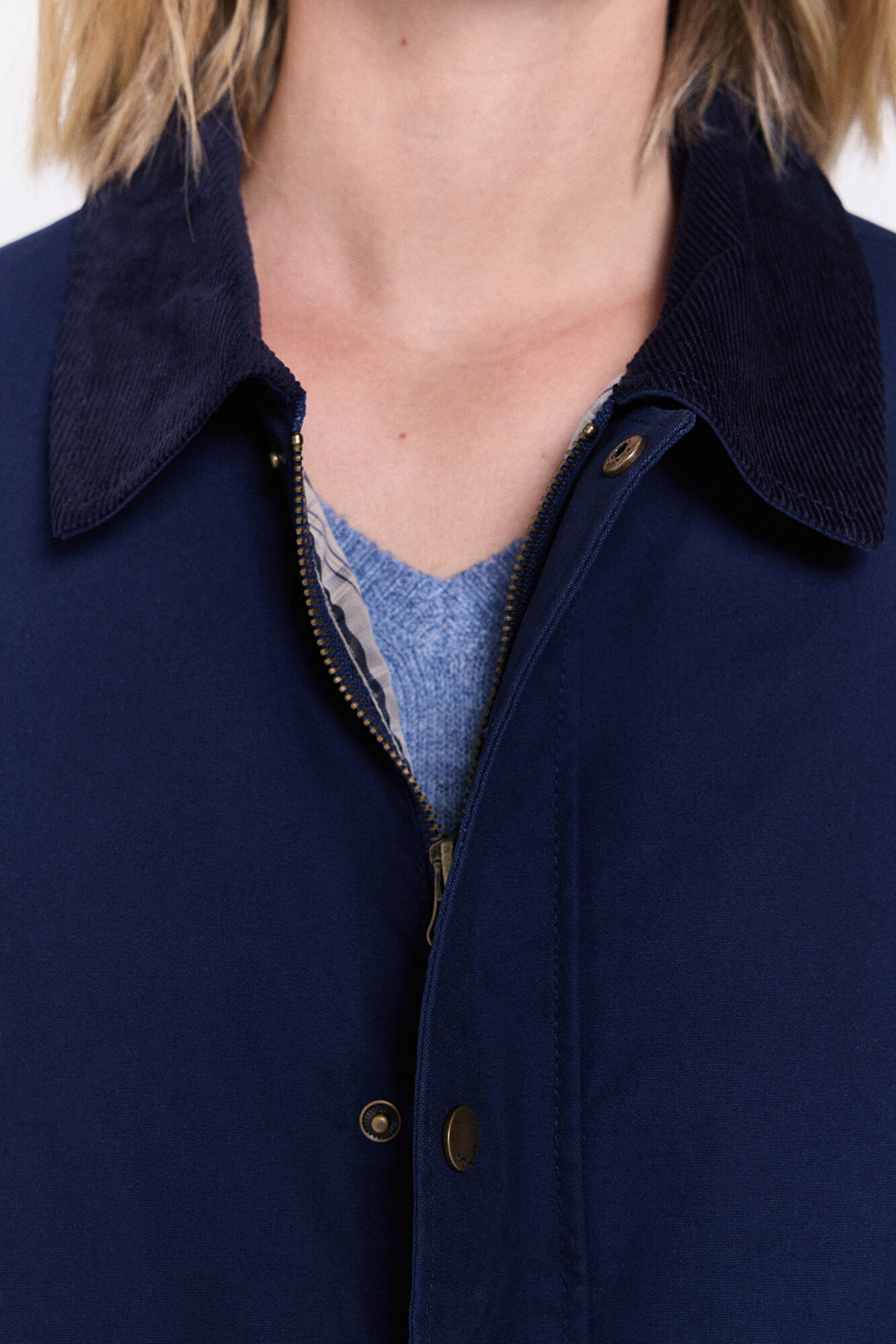 Milano Chamarra con cuello de pana