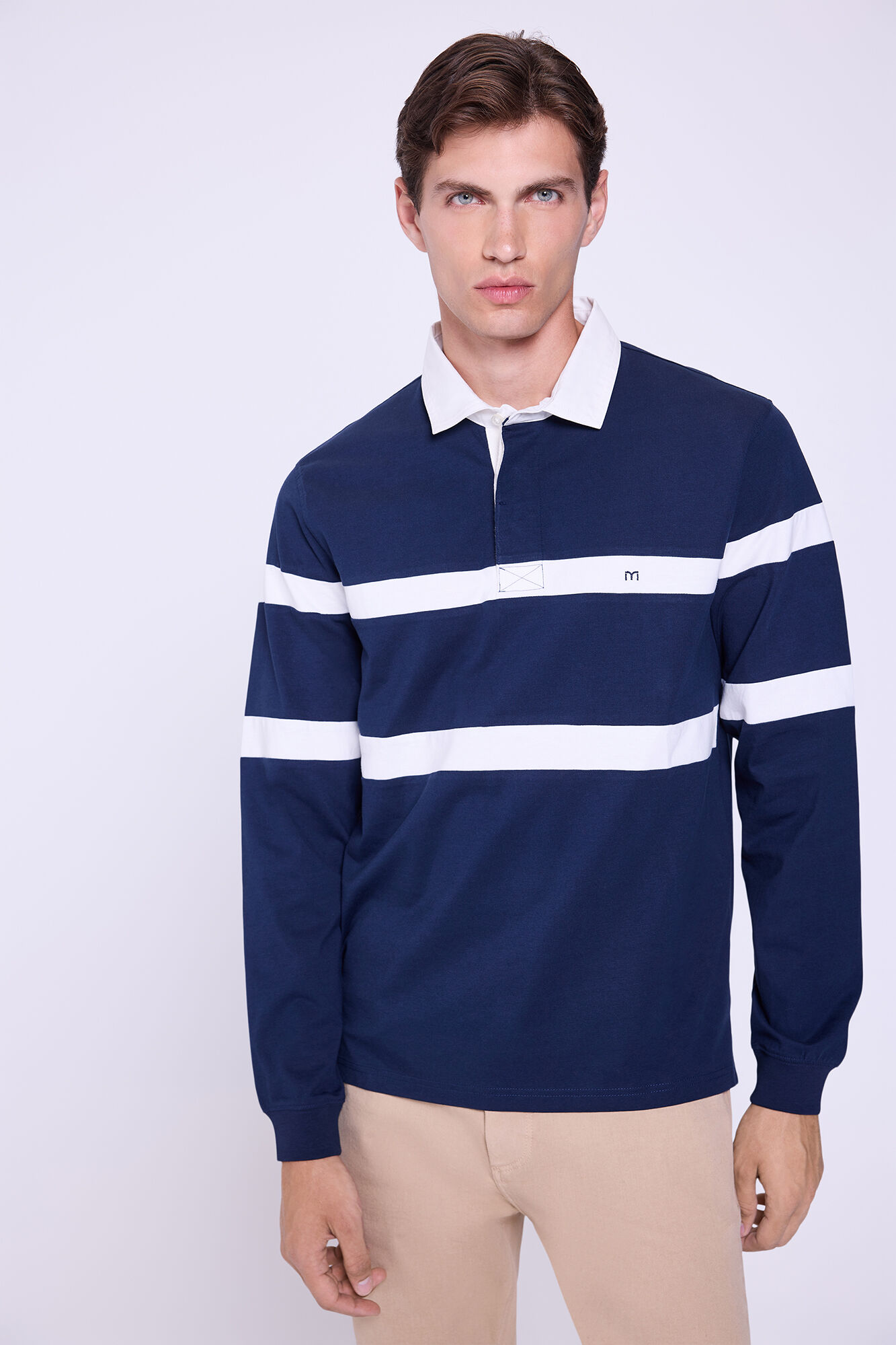 Polo de rugby a rayas | Polos de hombre | Springfield-MX