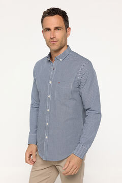 Fifty Outlet Camisa Popelín Cuadros Navy